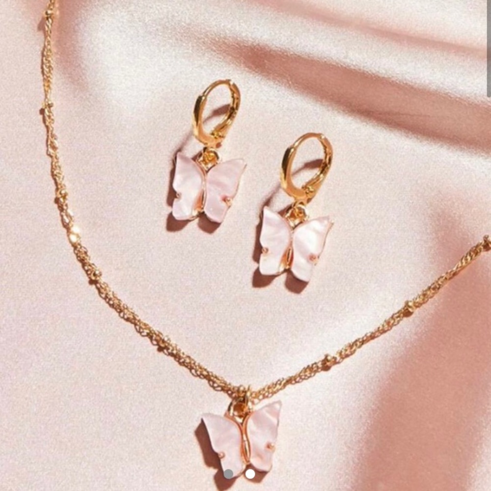 🦋 Butterfly Jewelry Set